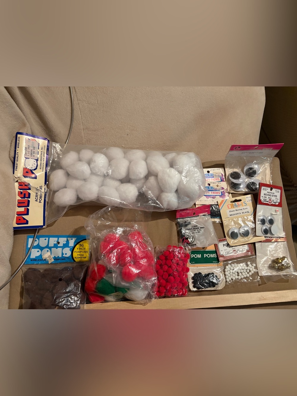 Craft Pom Poms - Soft Decorative Balls